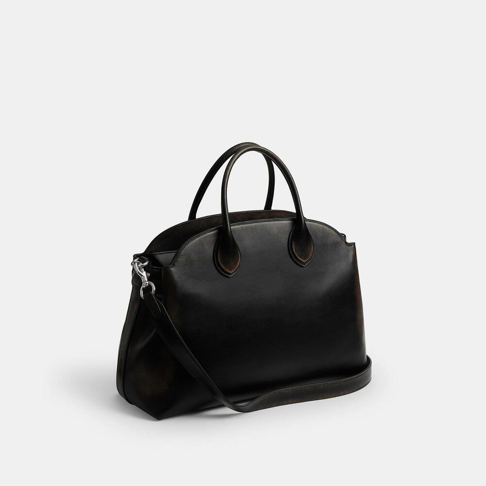 Coach Soft Empire Carryall Bag 40 In Loved Leather - Picture 3 of 11